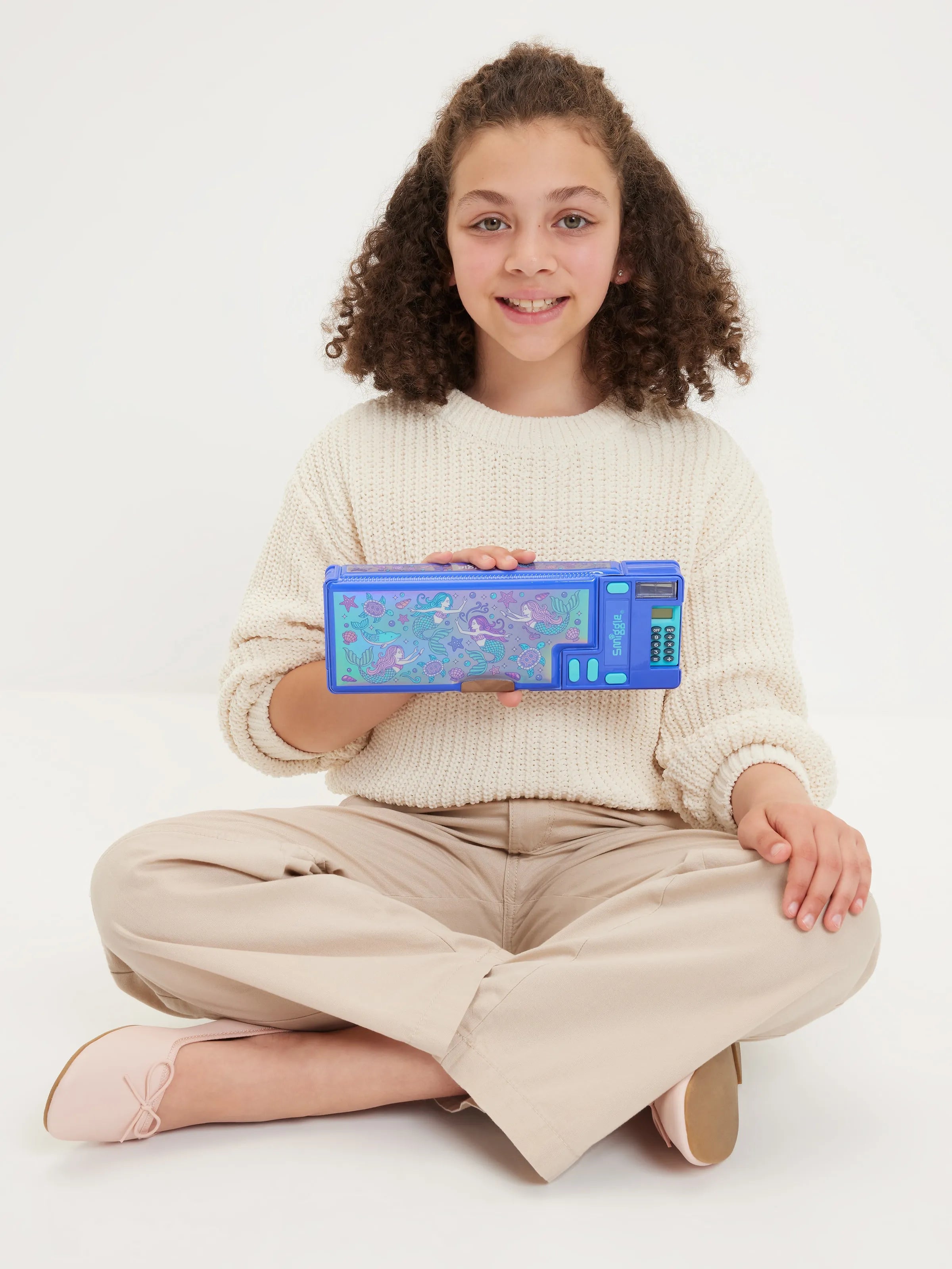Smiggle - Rush Automatic Pencil Case with Calculator