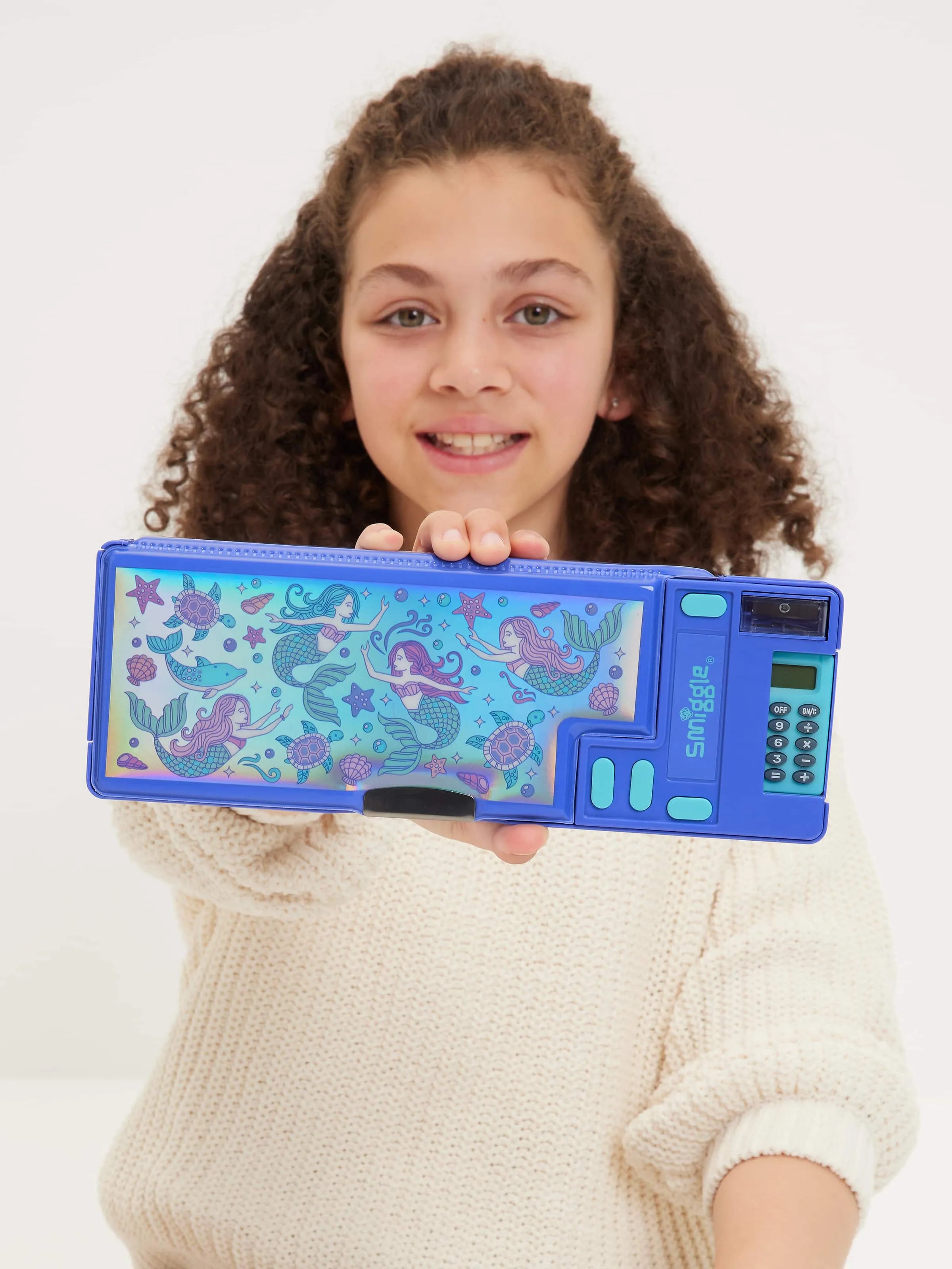 Smiggle - Rush Automatic Pencil Case with Calculator