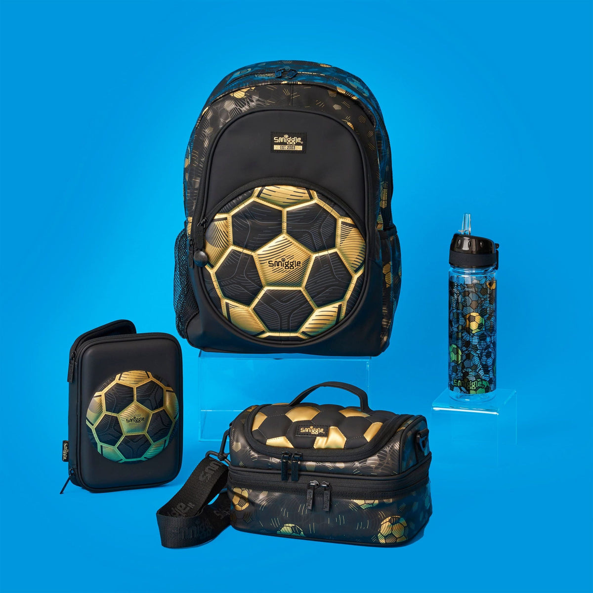 Smiggle - Score BPA-Free 650 ML Straw Bottle