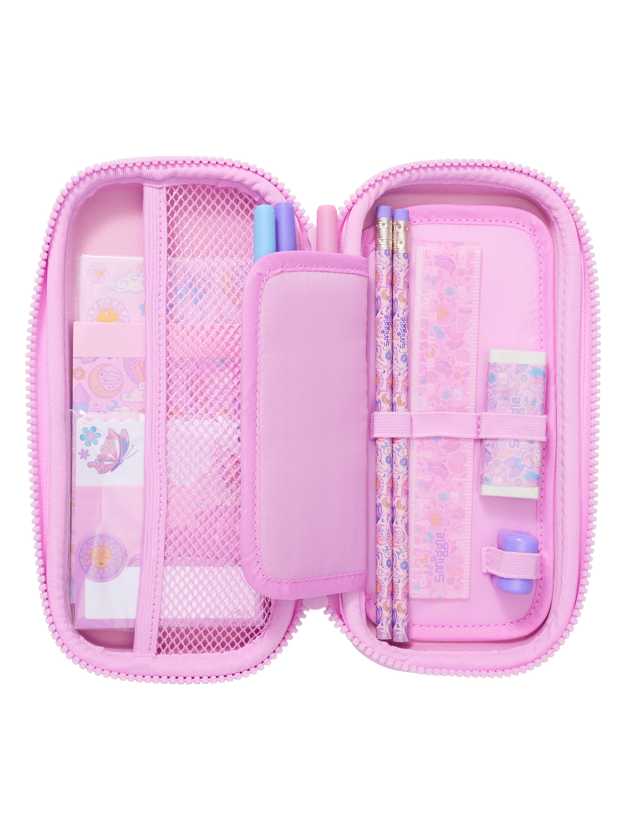 Smiggle - Sequins Magic Pencil Case and Stationery Set