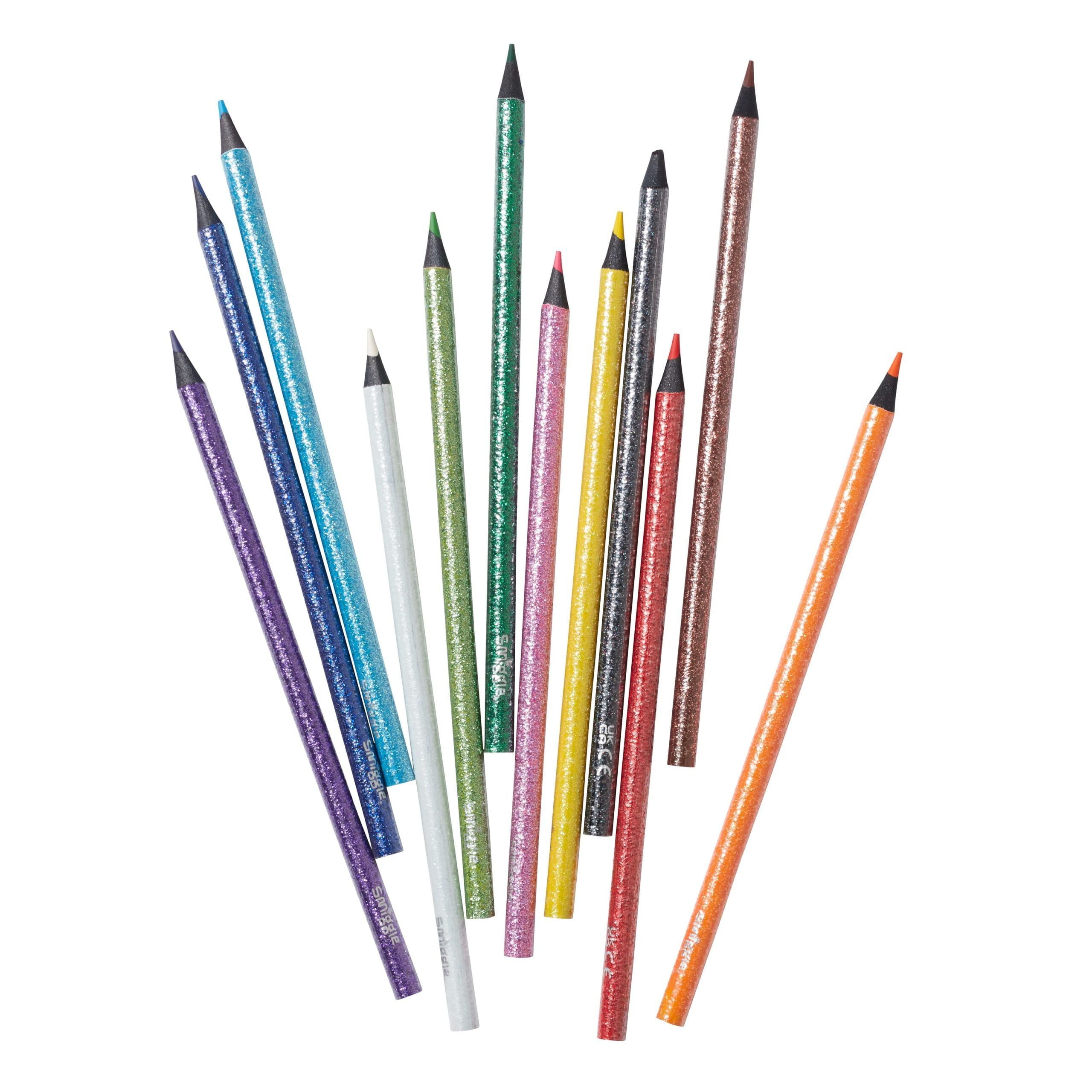 Smiggle - Glitter 12-Pack Metallic Pencils
