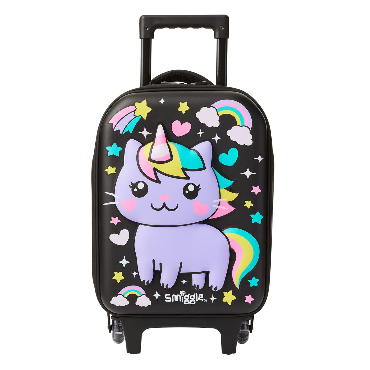 Smiggle - Sky Hi Junior Children's Suitcase with Wheels and Lights
