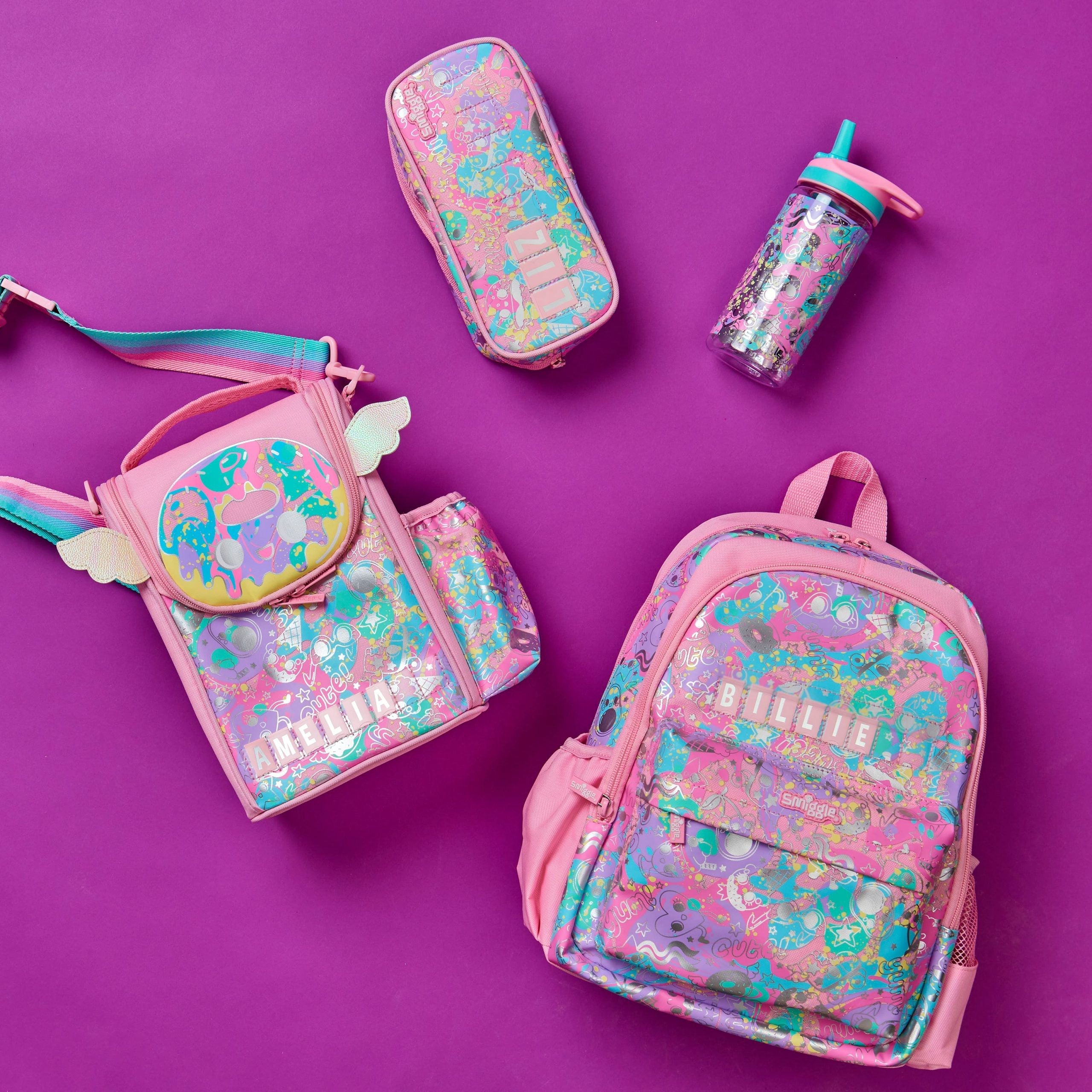 Smiggle - Sky Hi Junior Single Compartment Pencil Case with Name Plate