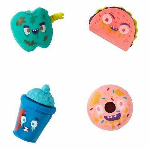 Smiggle - Snack Attackers 4 Pack Eraser