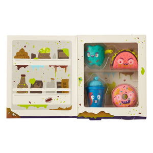 Smiggle - Snack Attackers 4 Pack Eraser
