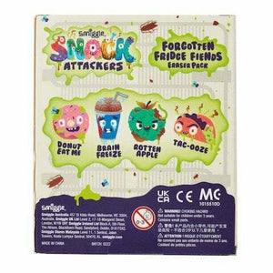 Smiggle - Snack Attackers 4 Pack Eraser