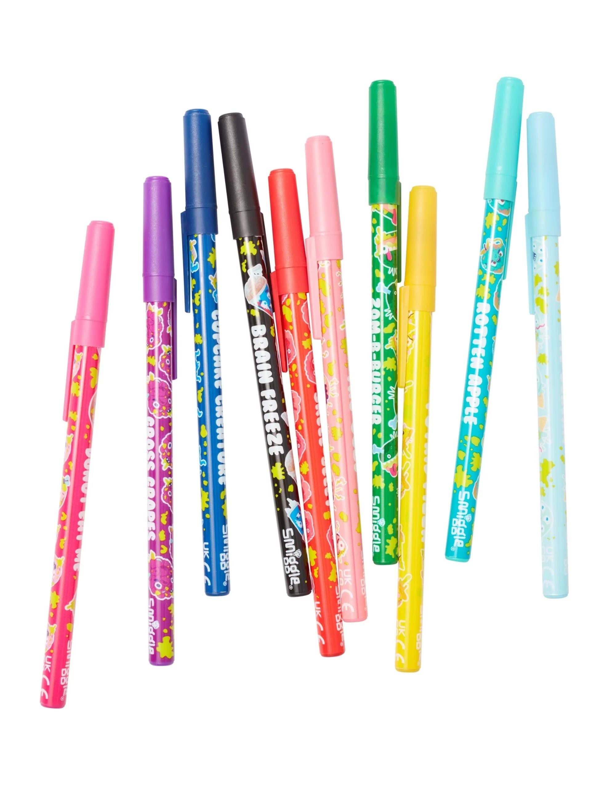 Smiggle - Snack Attackers Scented 10-Pack Ballpoint Pens