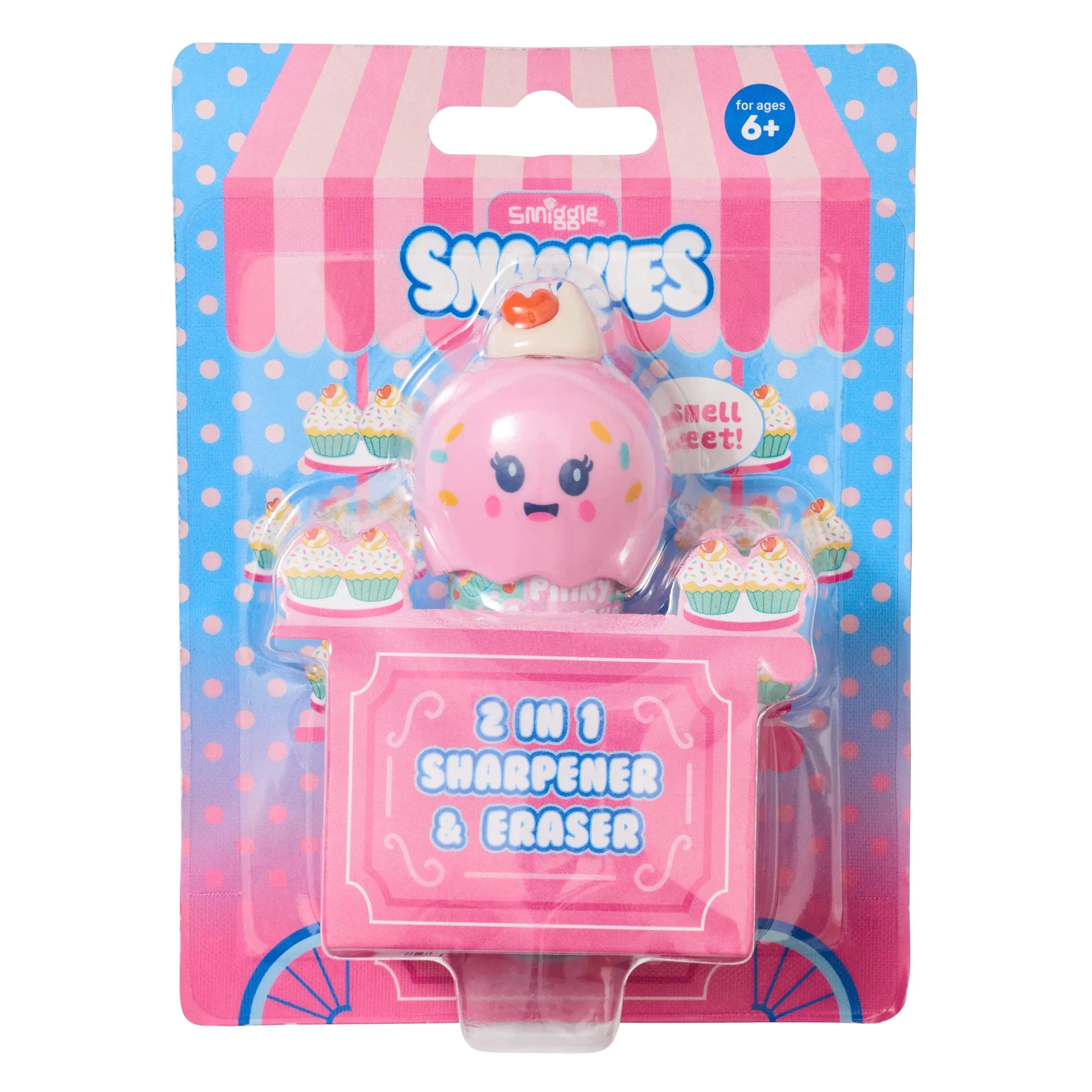 Smiggle - Snackies 2-in-1 Eraser and Sharpener