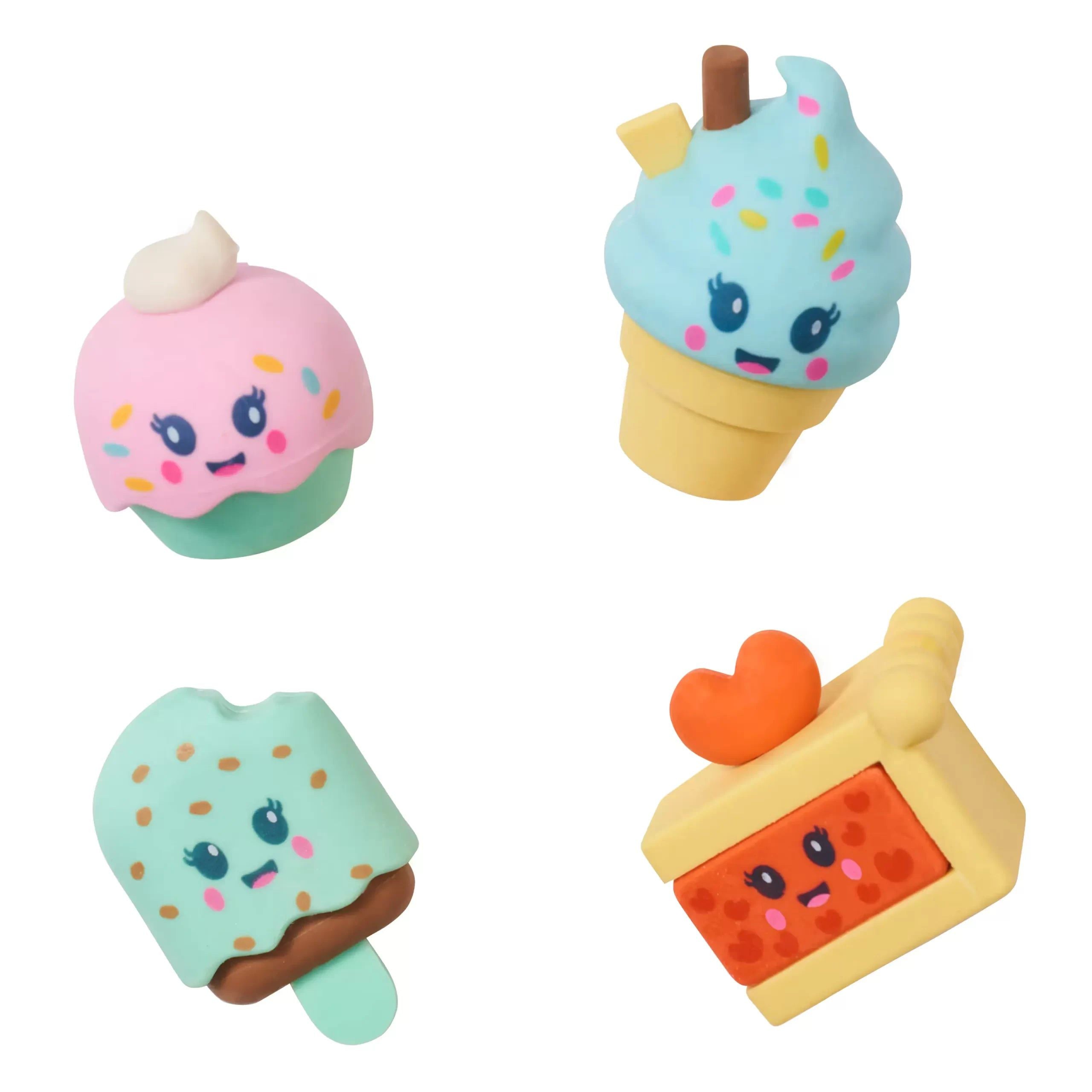 Smiggle - Snackies Scented Eraser Pack of 4
