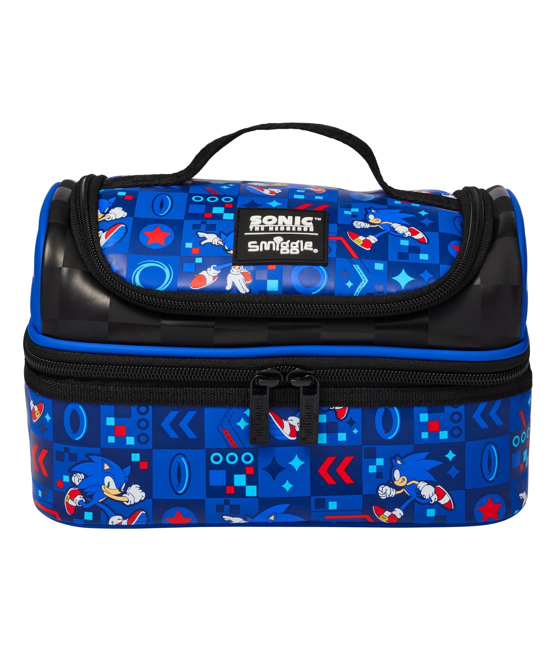 Smiggle - Sonic Double Layer Lunch Bag