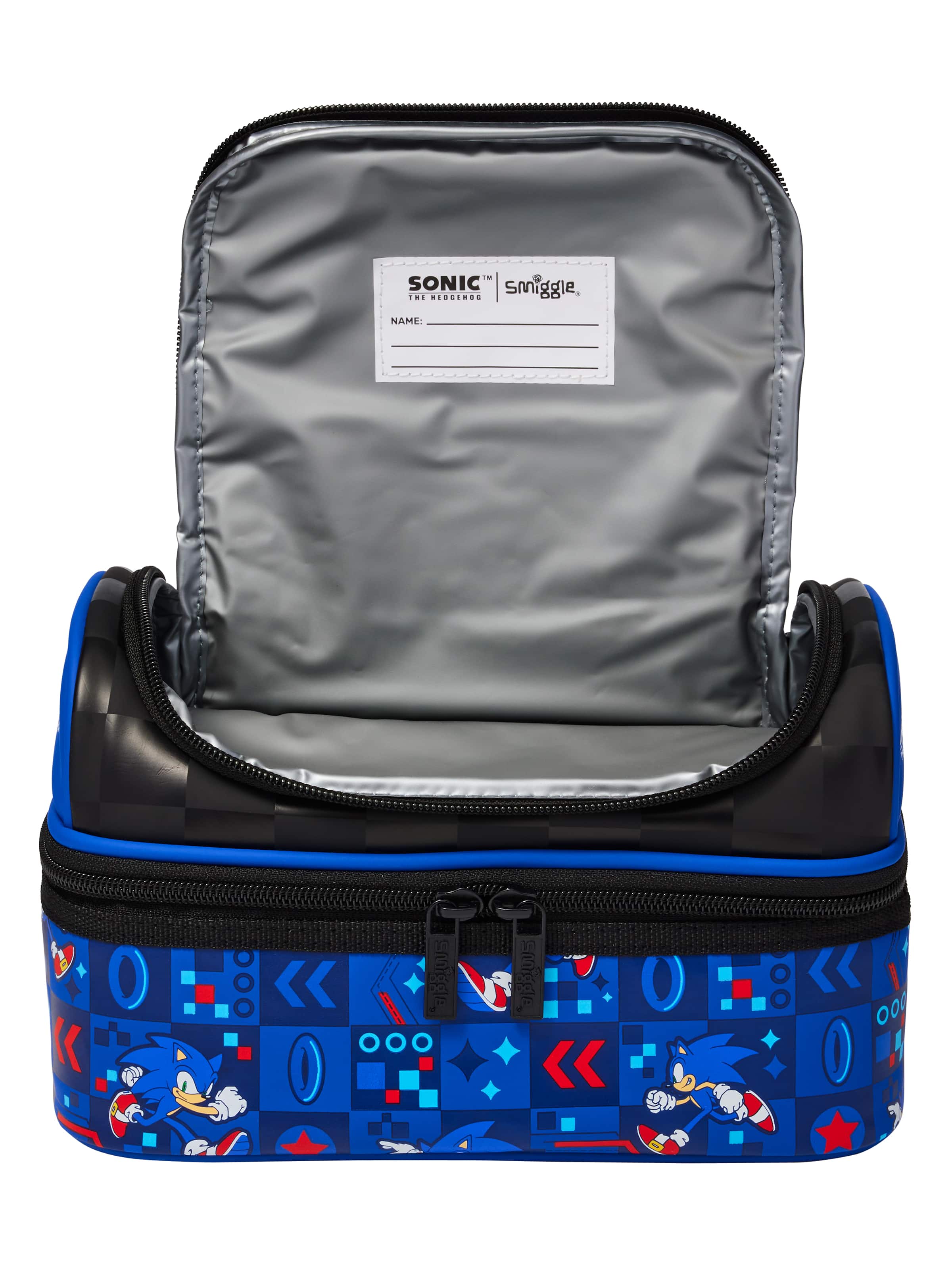 Smiggle - Sonic Double Layer Lunch Bag