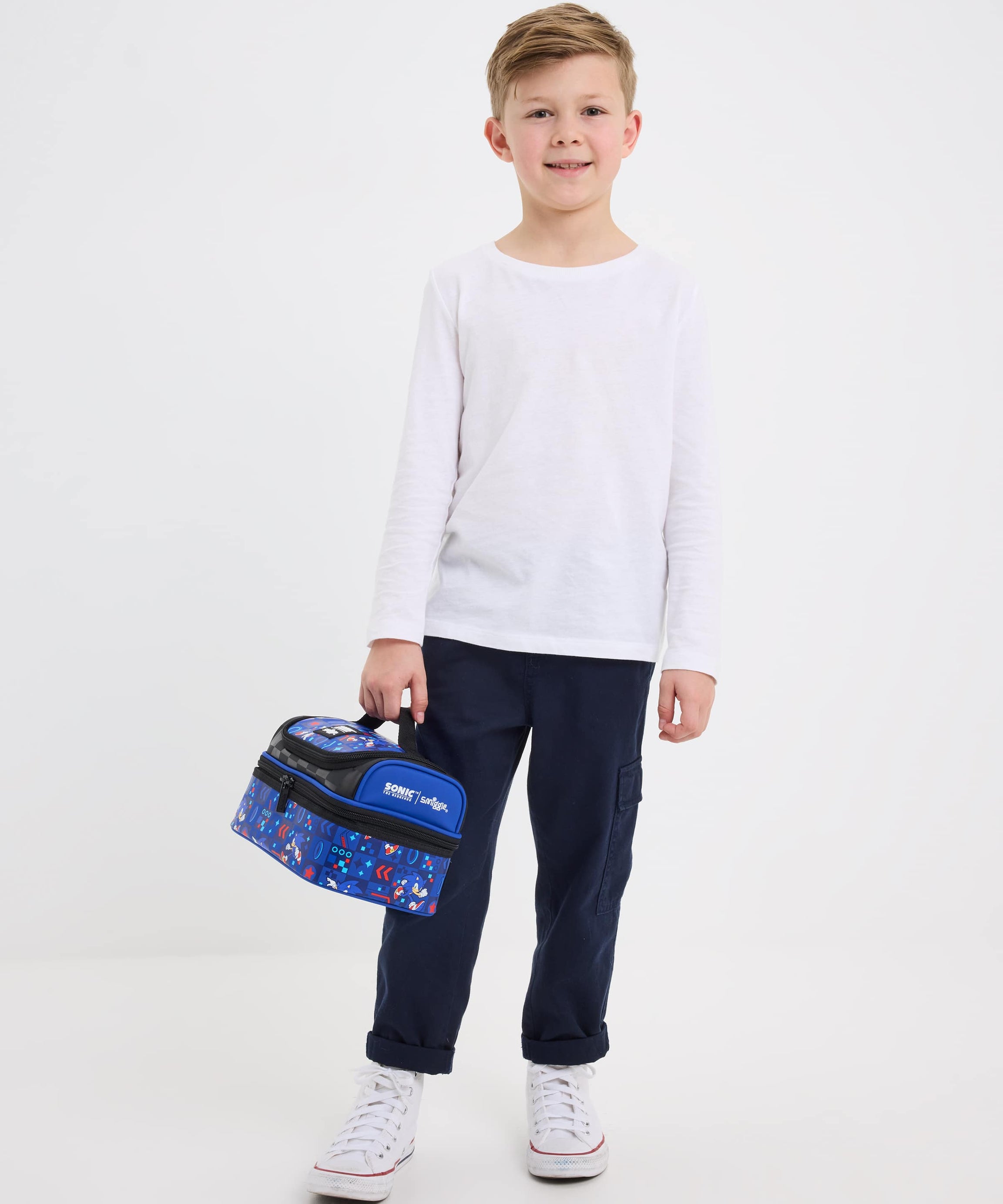 Smiggle - Sonic Double Layer Lunch Bag