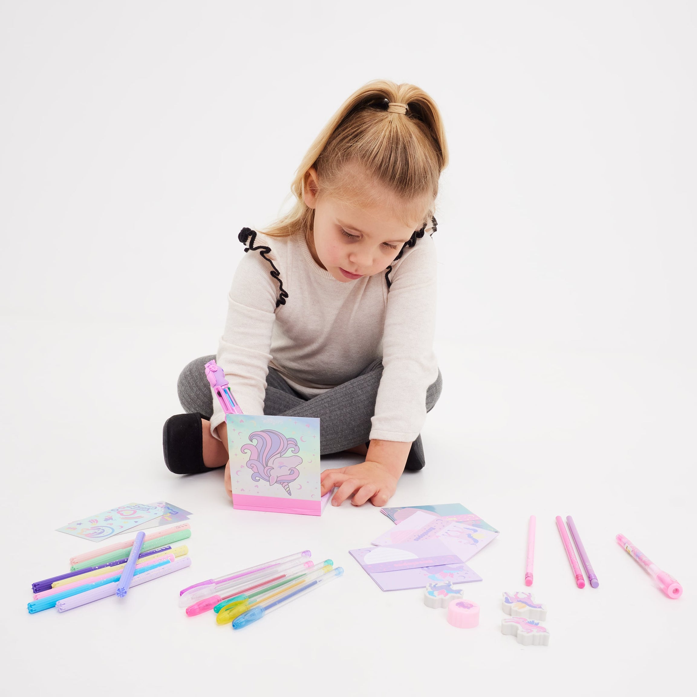 Smiggle - Spy Time Boyama ve Yazma Seti - Dinossi