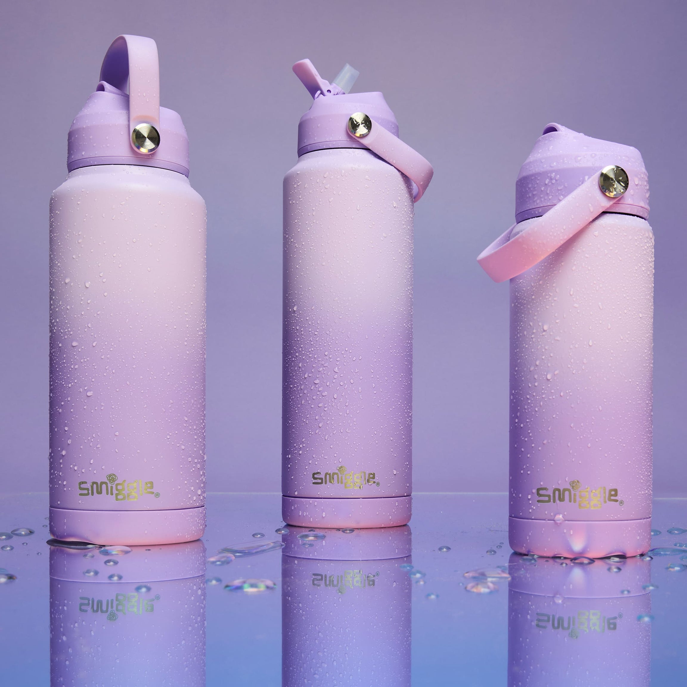 Smiggle - Squiggle Insulated 1.2L Stainless Steel Water Bottle