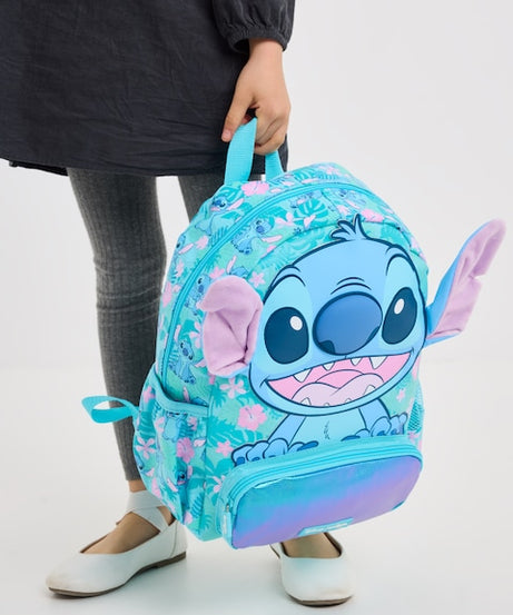 Smiggle - Stitch Junior Hooded Kindergarten Backpack