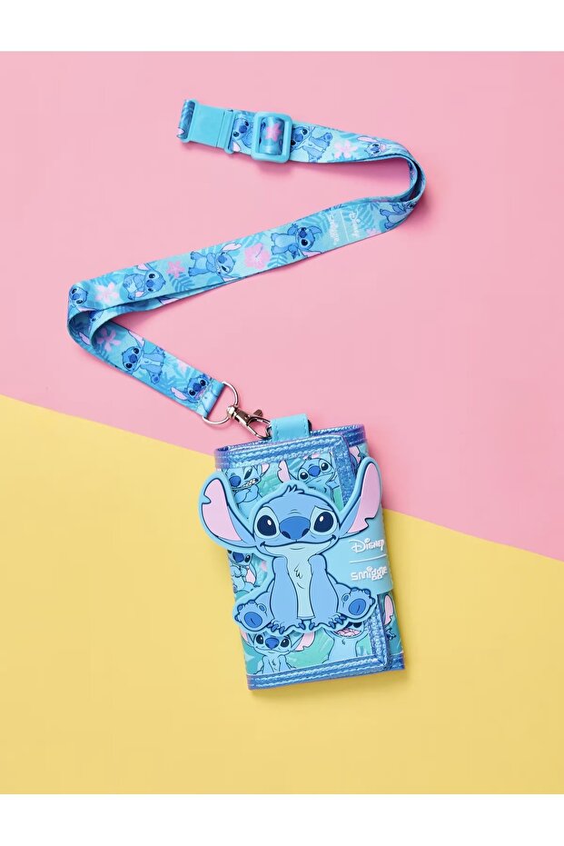 Smiggle - Drawstring Wallet with Stitch Character