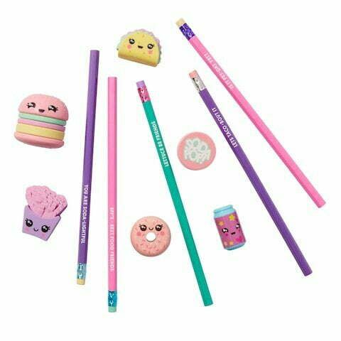 Smiggle - Sweet Food Eraser and Pencil Set