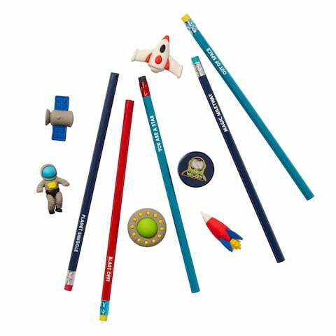 Smiggle - Space Station Eraser and Pencil Set