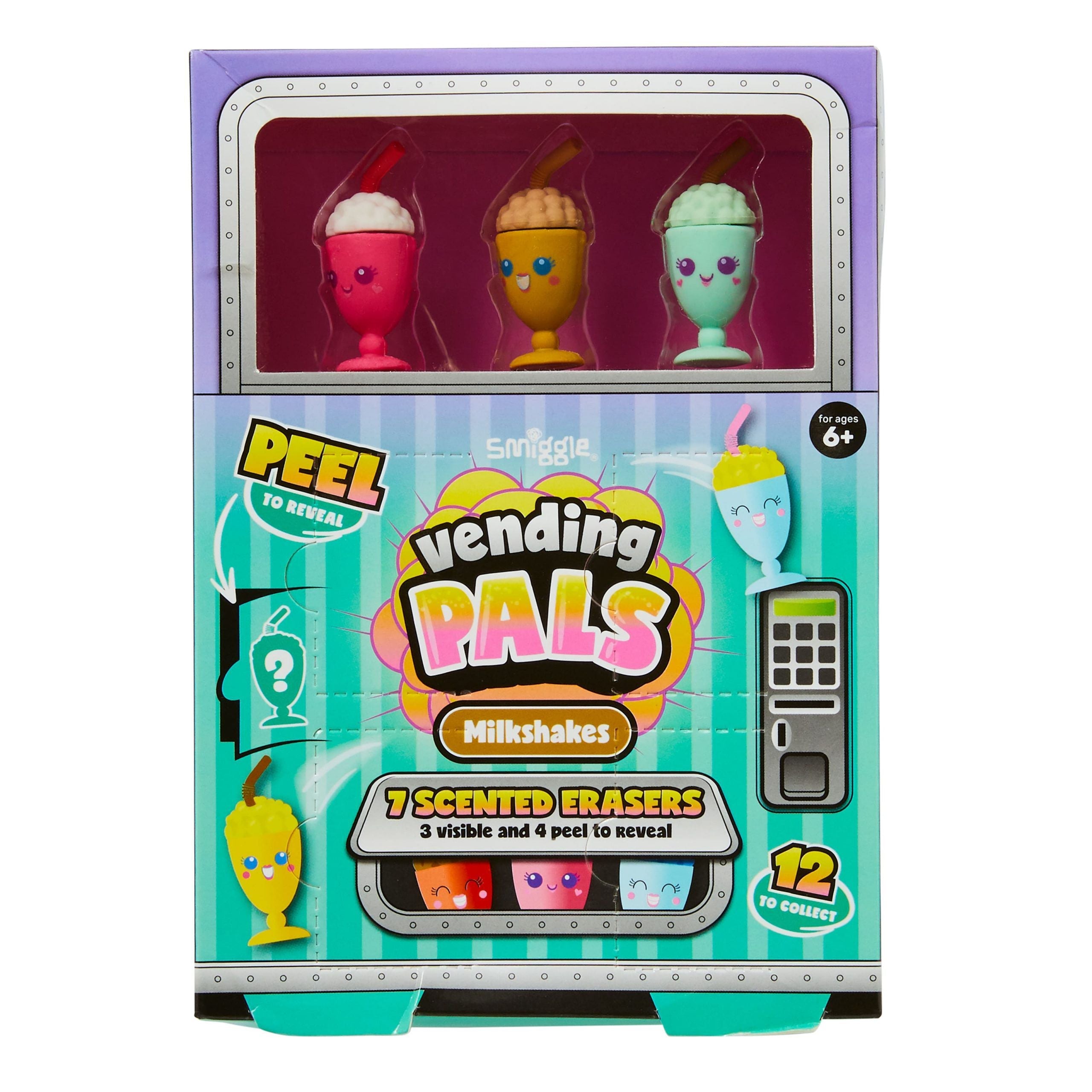 Smiggle - Vending Pals Scented Eraser Pack