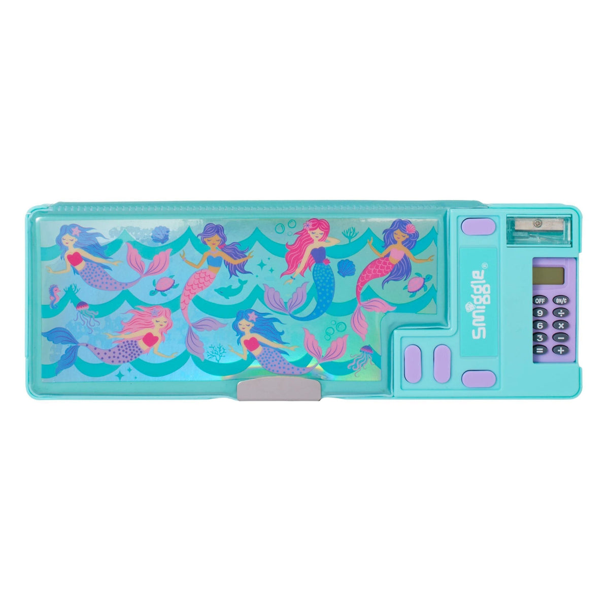 Smiggle - Vibin Automatic Pencil Case with Calculator