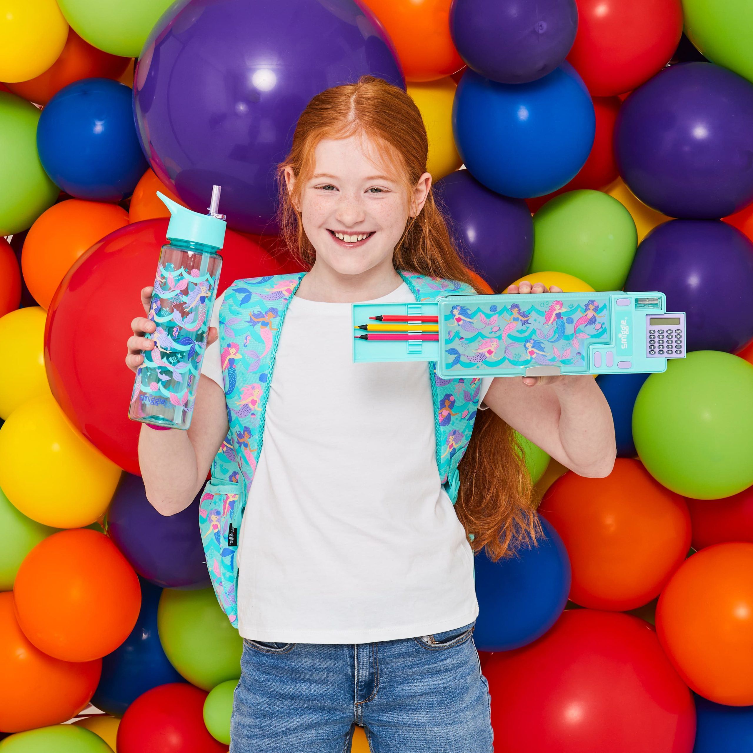 Smiggle - Vibin Automatic Pencil Case with Calculator