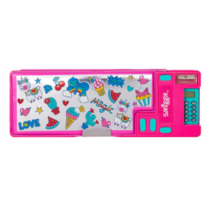 Smiggle - Vibin Automatic Pencil Case with Calculator
