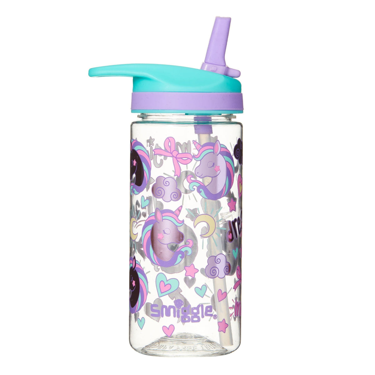Smiggle - Wander Junior 440 ML BPA-Free Straw Water Bottle