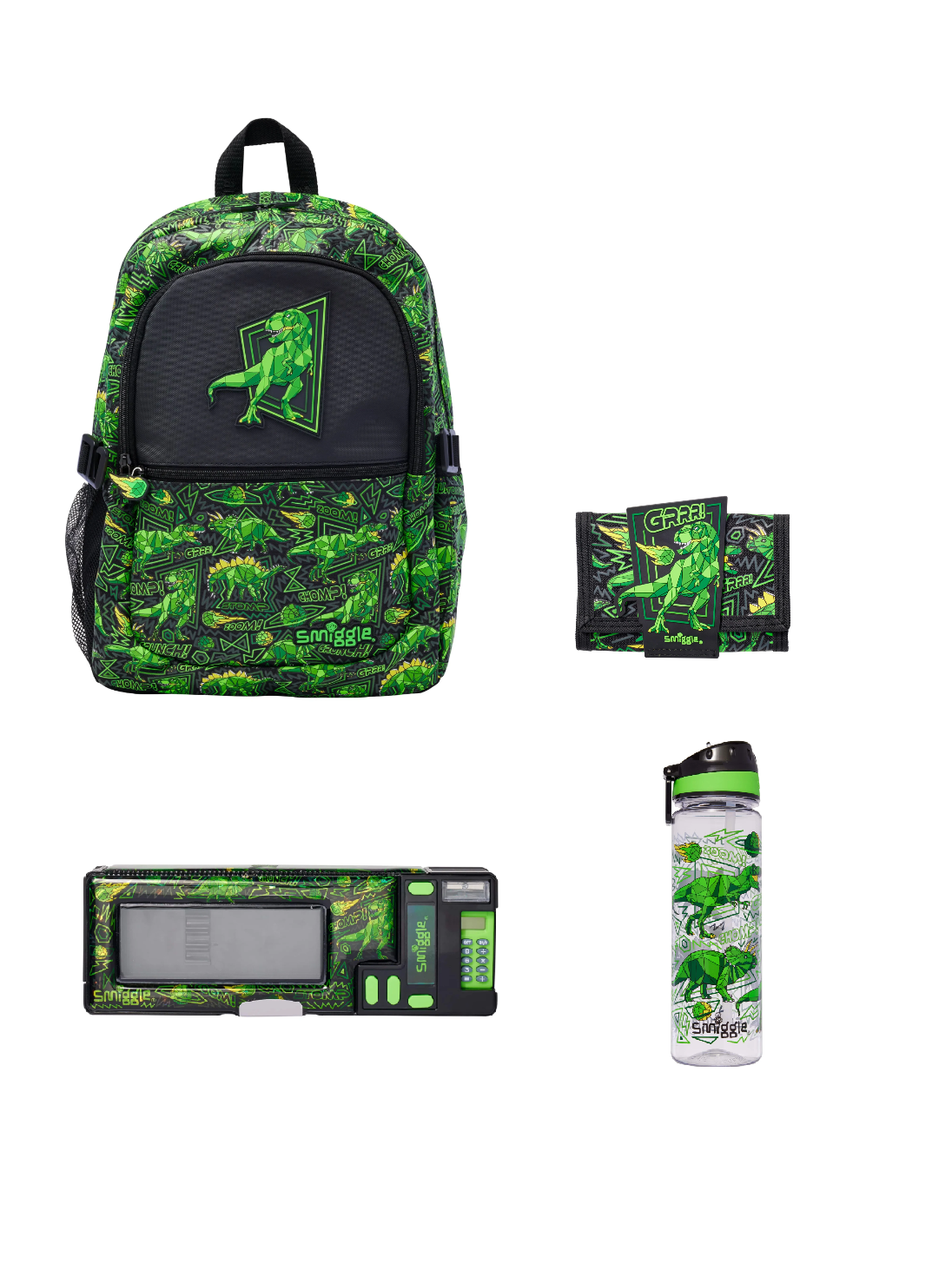 Smiggle - Wild Side 4-Piece School Bag Set