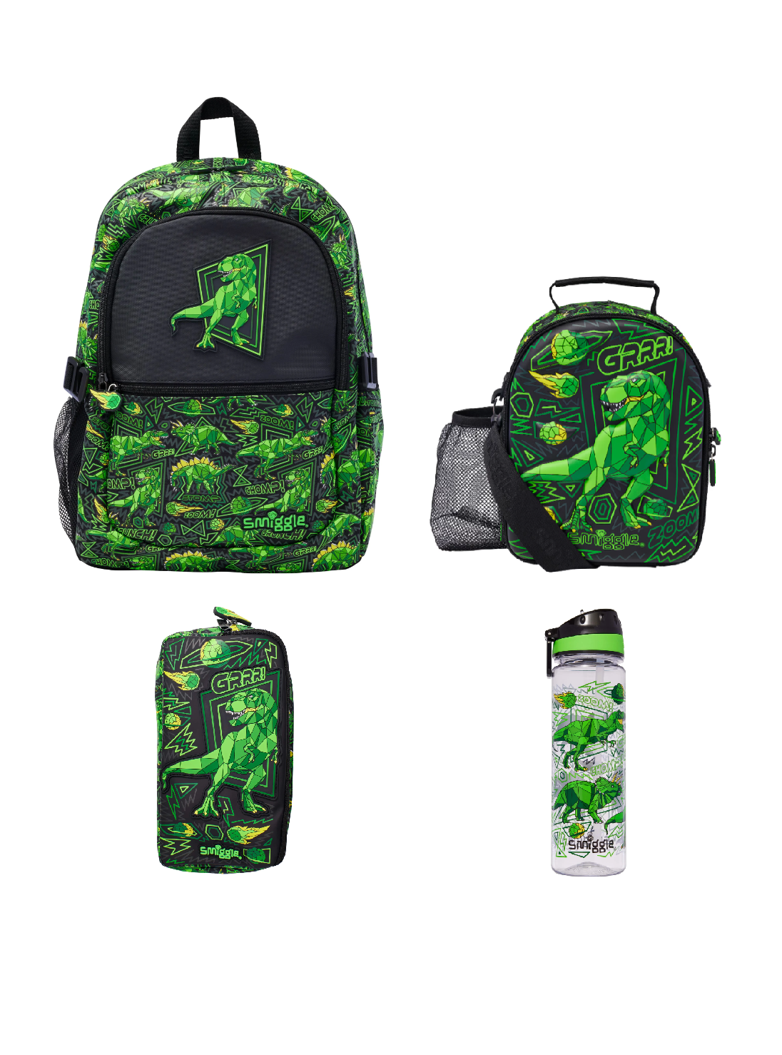 Smiggle - Wild Side 4-Piece School Bag Set
