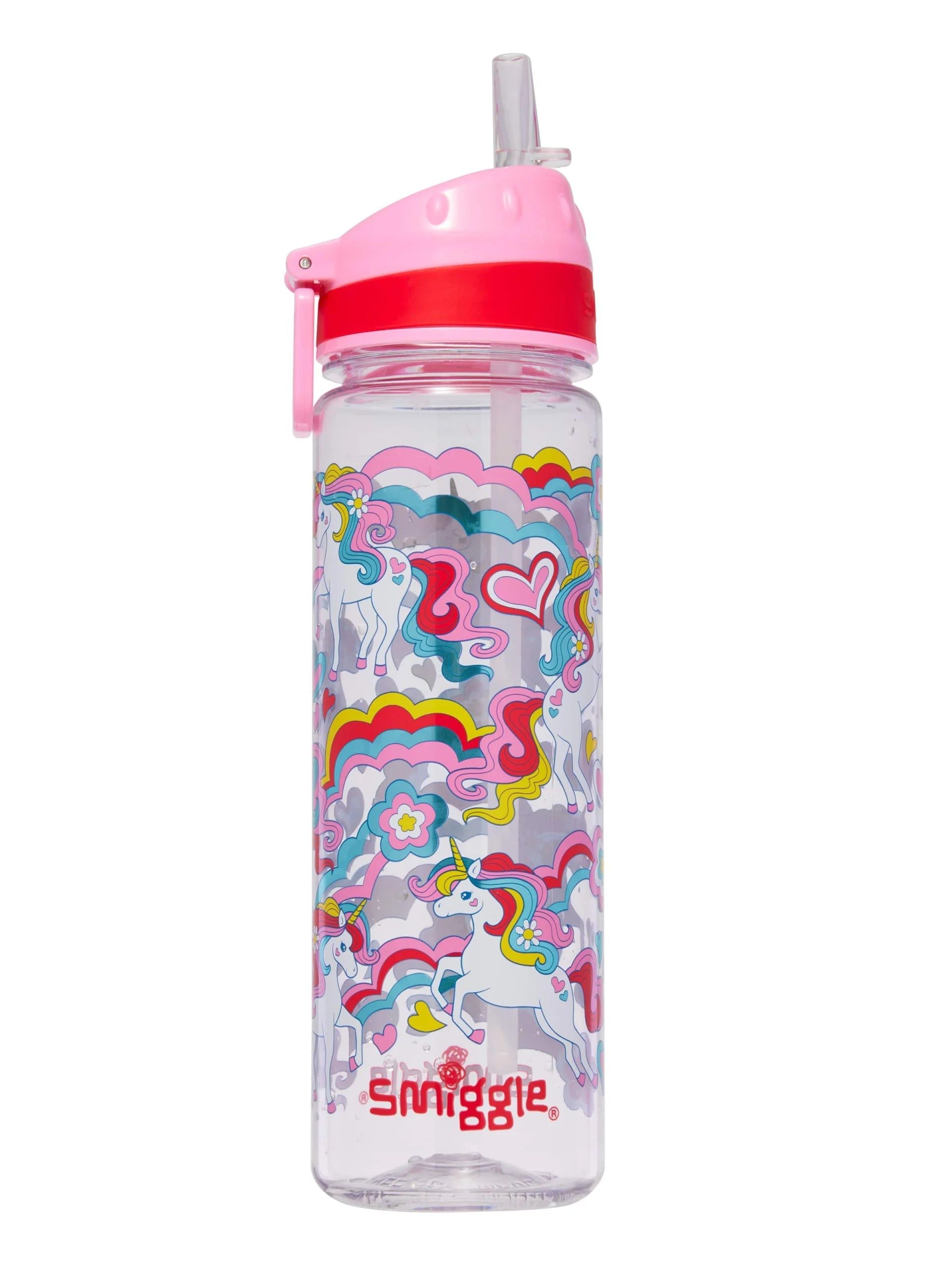 Smiggle - Wild Side 650ML Straw BPA-Free Drink Bottle