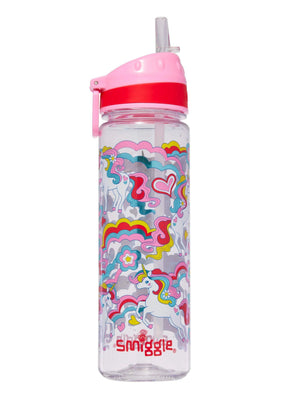 Smiggle - Wild Side 650ML Straw BPA-Free Drink Bottle