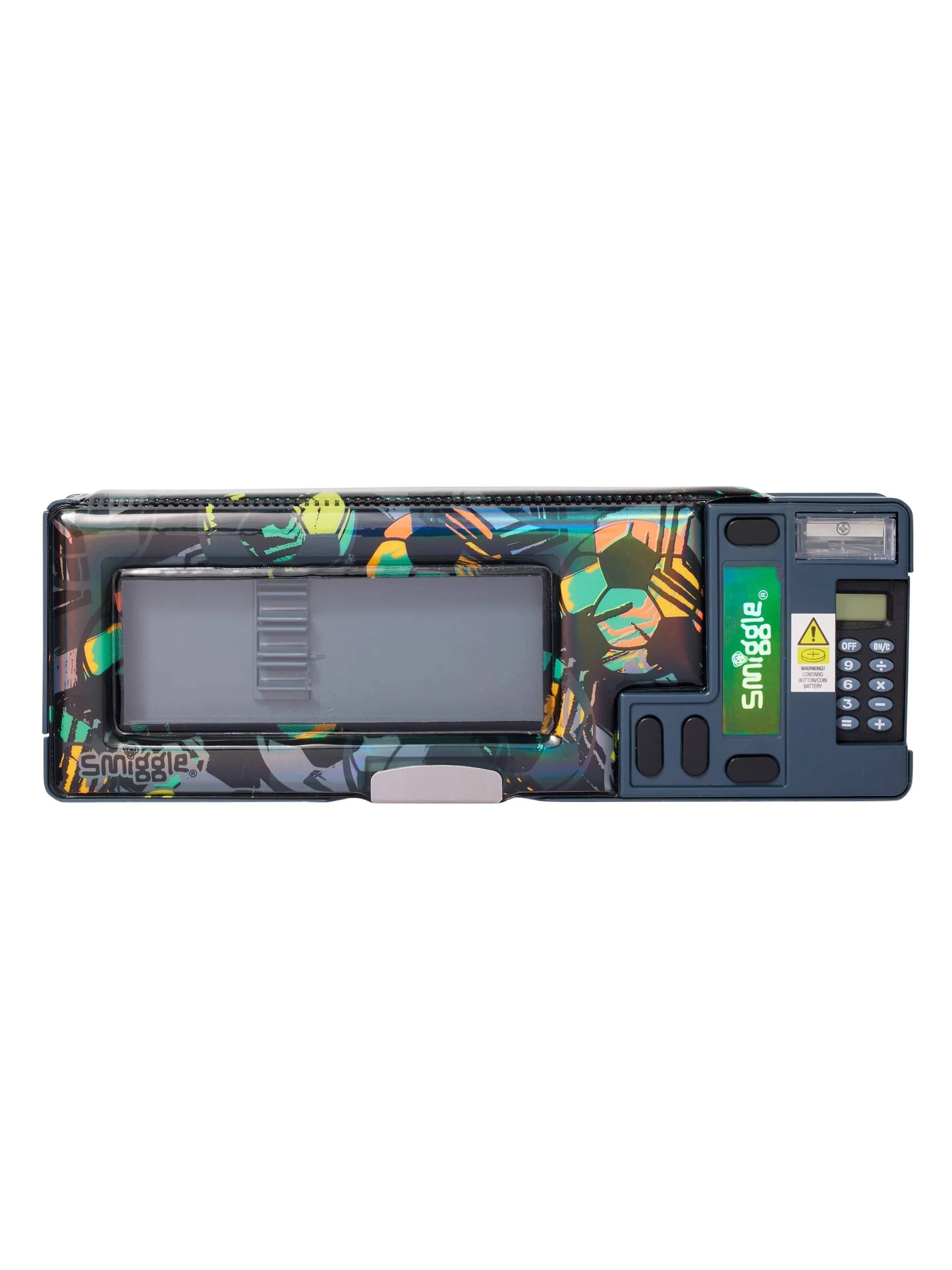 Smiggle - Wild Side Poput Automatic Pencil Case with Calculator
