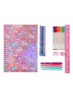 Smiggle - Wish A4 Notebook and Stationery Set