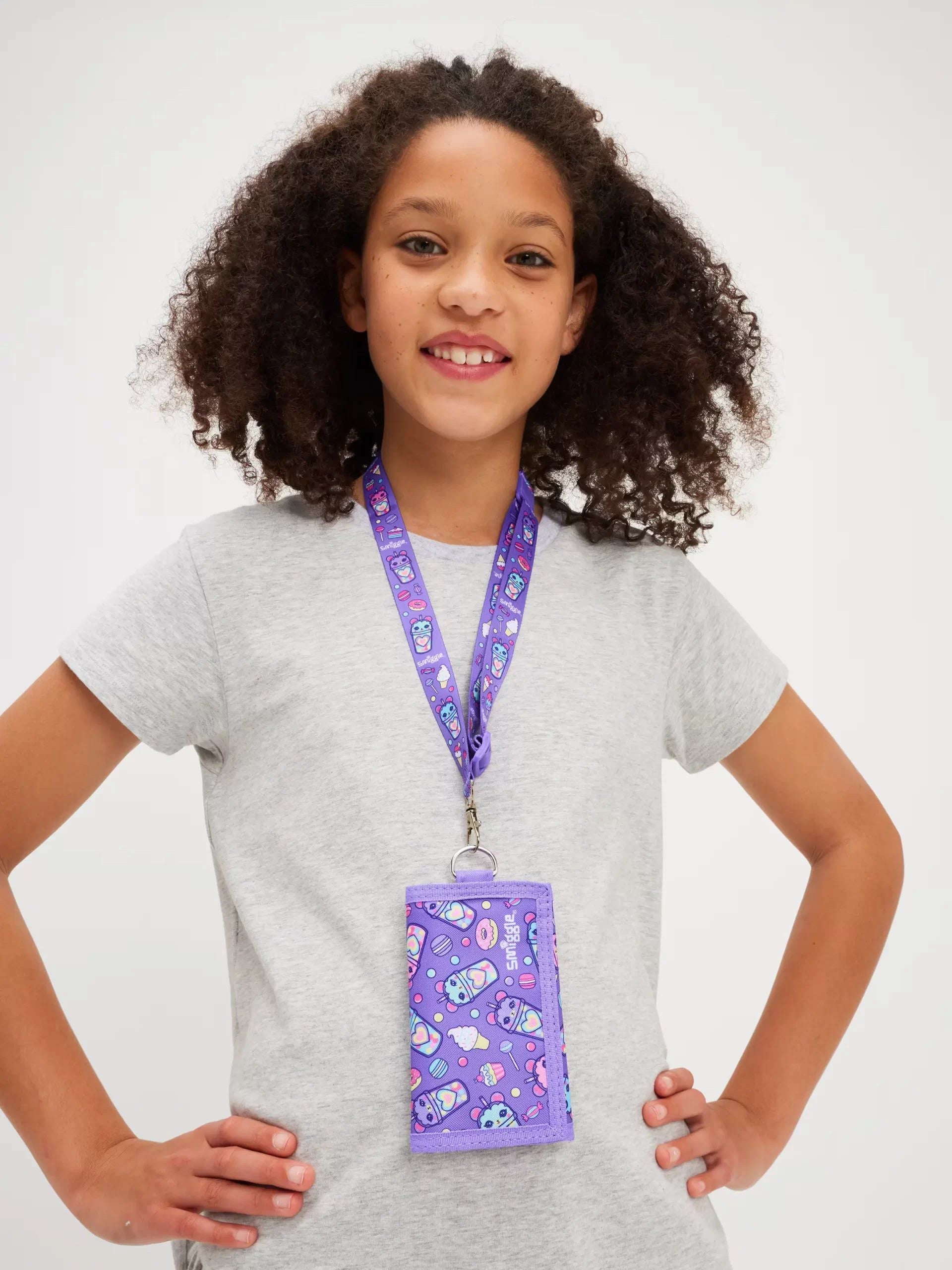 Smiggle - Wonder World Children's Wallet with Strap