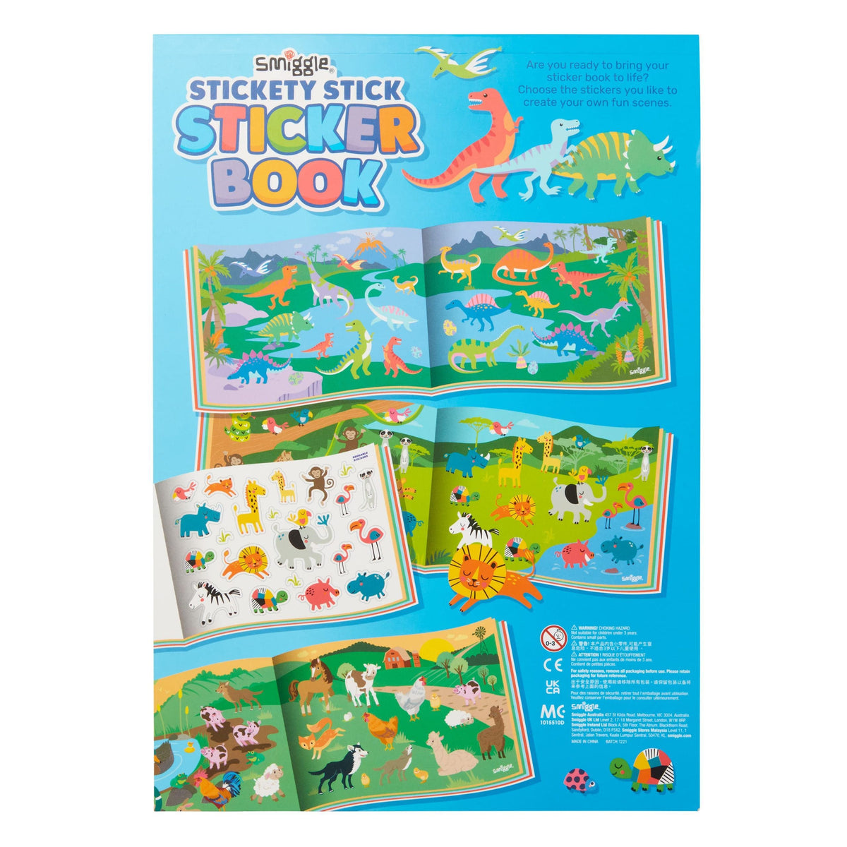 Smiggle - Glue Stick Sticker Book
