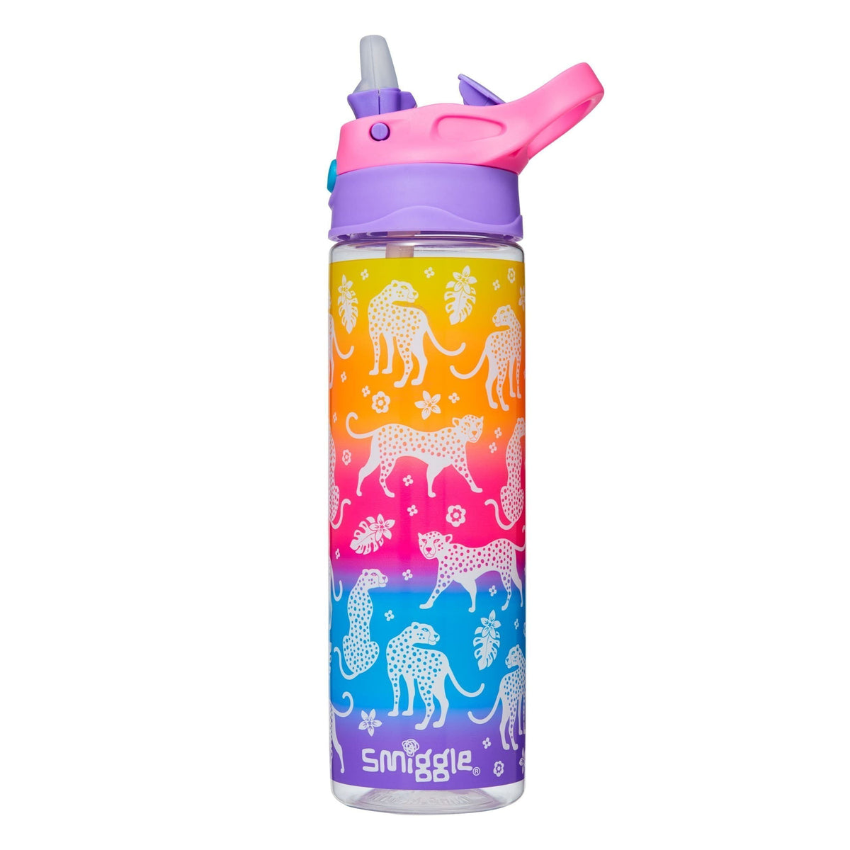 Smiggle - Ziggy 630ML Water Bottle with Hidden Straw