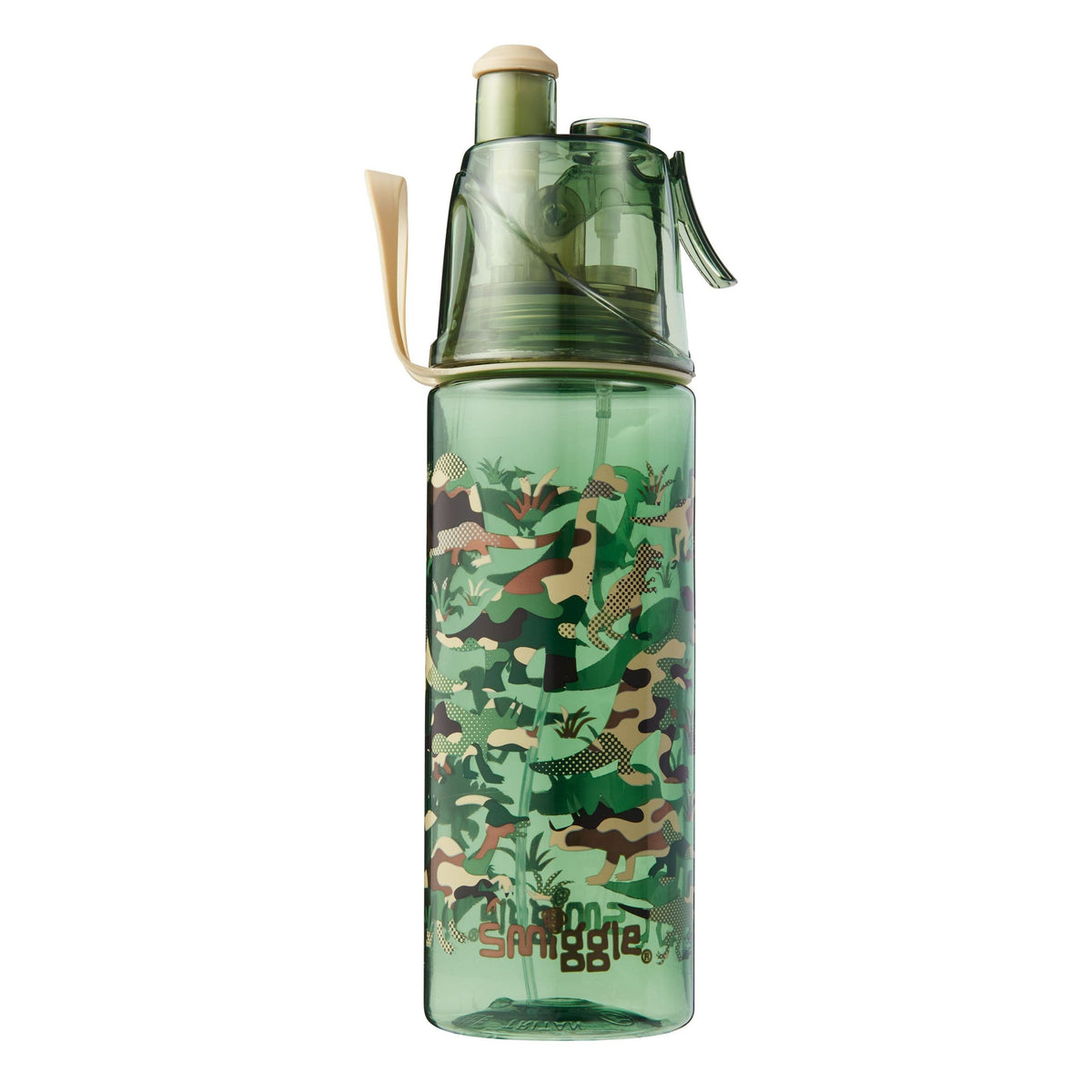 Smiggle - Ziggy Spritz Water Spray 560ML BPA Free Automatic Water Bottle
