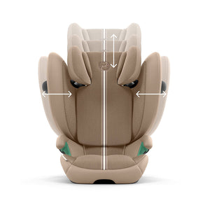 CYBEX Solution G2 Plus Car Seat - Almond Beige-Car Seats-Almond Beige- | Natural Baby Shower