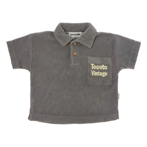 Tocoto Vintage - Foam T-Shirt | Charcoal Gray