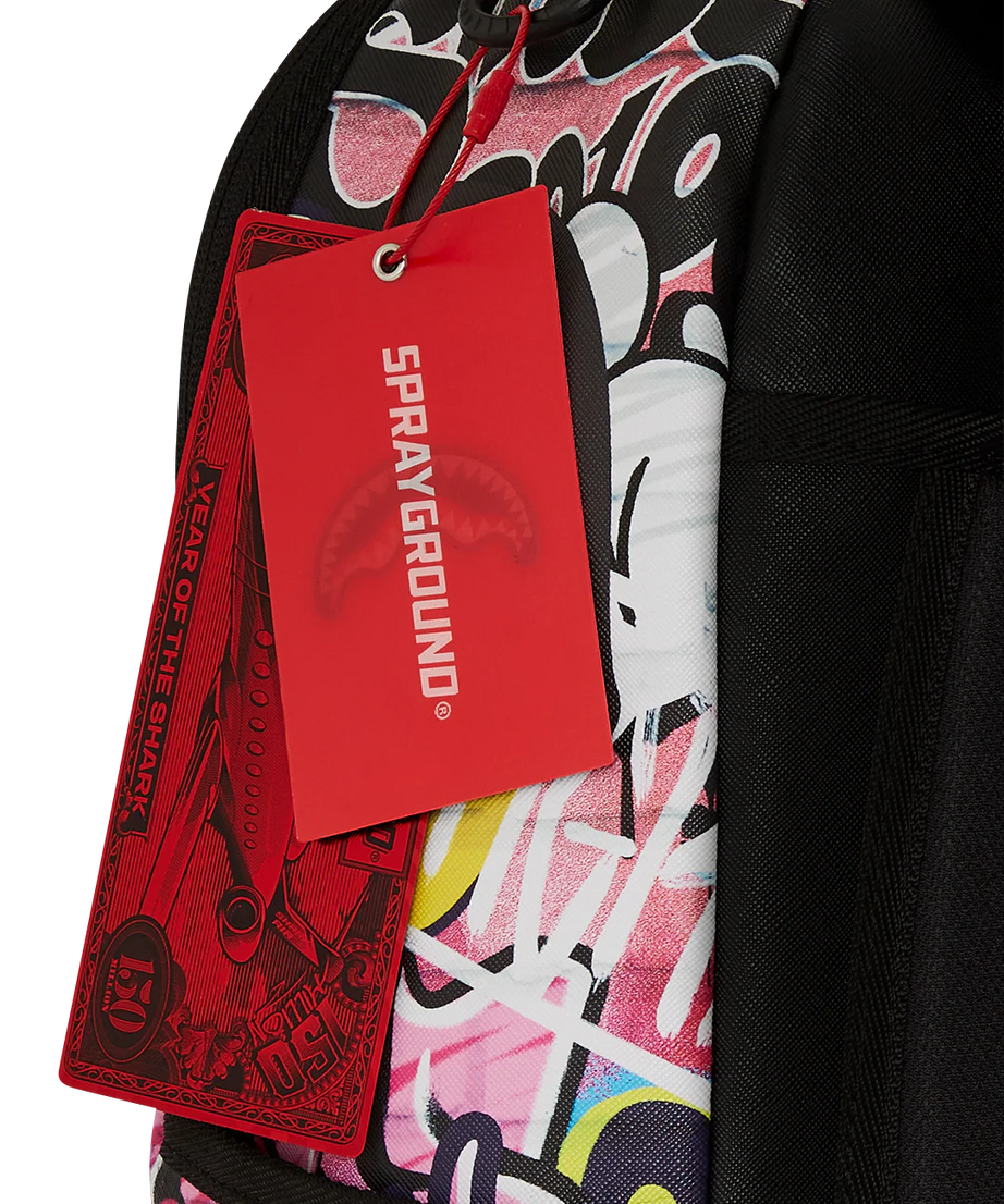 Sprayground - Pink Panther Graffiti Coloring Dlxr Backpack