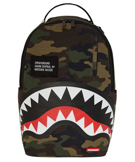 Sprayground - Shark Central Camouflage Dlxs Backpack