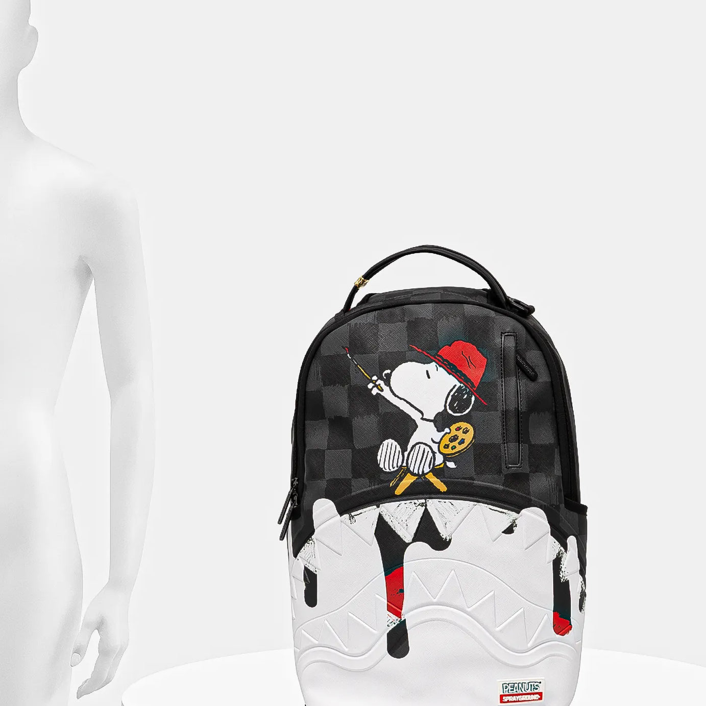 Sprayground - Snoopy Painting Shark Dlxsv Backpack