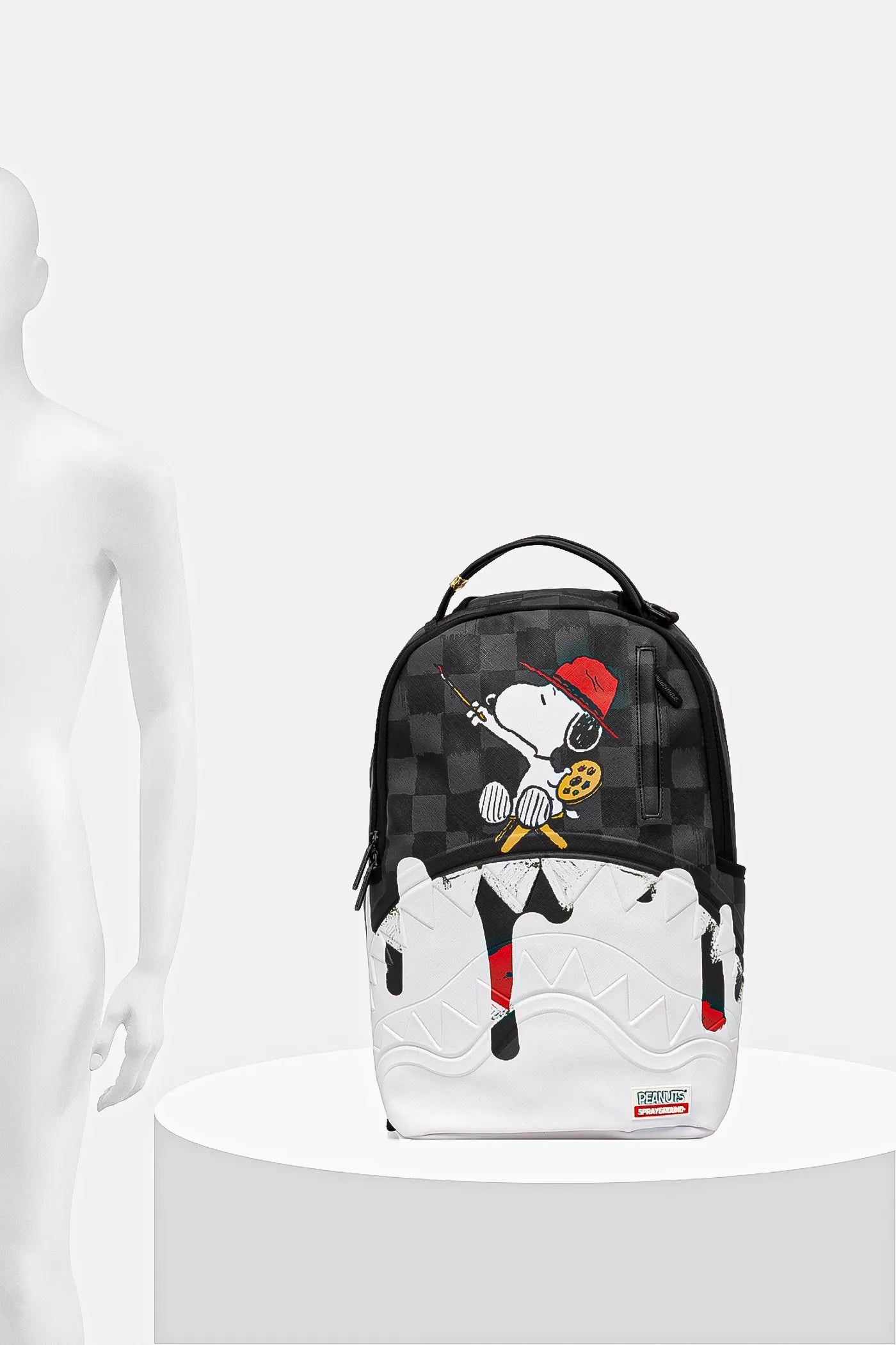 Sprayground - Snoopy Painting Shark Dlxsv Backpack