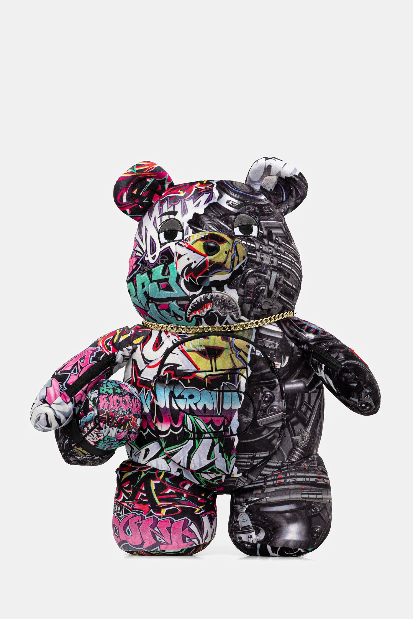 Sprayground - Split Cybershark Bear Teddy Backpack