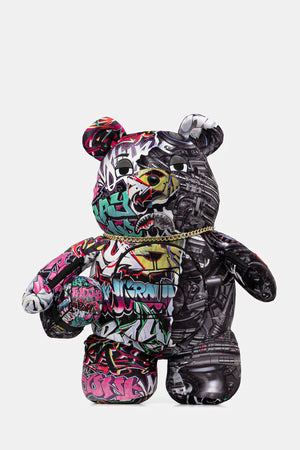 Sprayground - Split Cybershark Money Bear Teddy Backpack