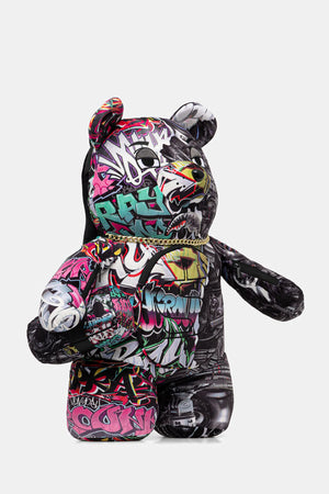 Sprayground - Split Cybershark Money Bear Teddy Backpack
