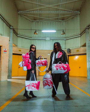 Sprayground - Storm Pink White Hand and Shoulder Bag