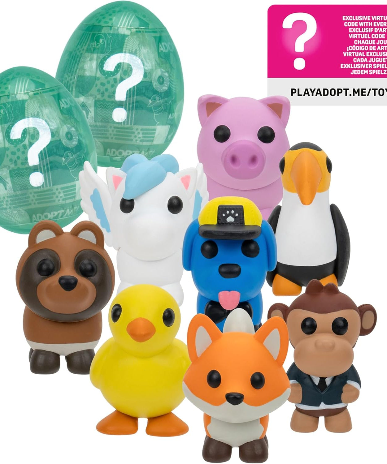 Squishmallows - Adopt Me! Series 2 10-Pack Mystery Pet Toy Figures
