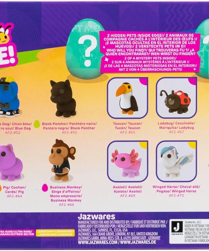Squishmallows - Adopt Me! Series 2 10-Pack Mystery Pet Toy Figures