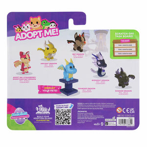 Squishmallows - Adopt Me! 6 Legendary Dragon Toy Figures